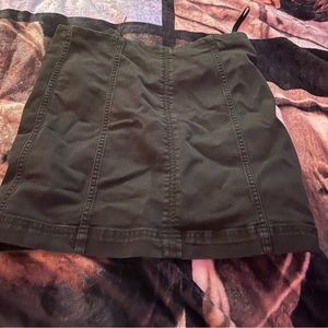 black denim skirt. medium.